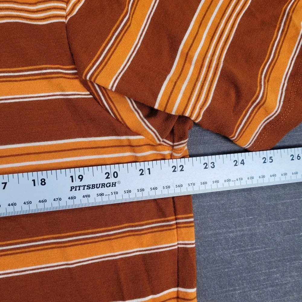 The North Face Retro‎ Striped Polo Shirt Short Sleeve Casual Mens Large